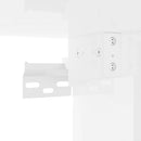 TV vægskab Gloss Hvid 30 x 31 x 60 cm Konstrueret træ