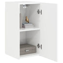 TV vægskab Gloss Hvid 30 x 31 x 60 cm Konstrueret træ