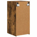 TV vægskab 2 pcs Røget eg 30 x 31 x 60 cm Konstrueret træ