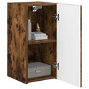 TV vægskab 2 pcs Røget eg 30 x 31 x 60 cm Konstrueret træ