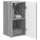 TV vægskab 2 pcs Grå Sonoma 30 x 31 x 60 cm Konstrueret træ