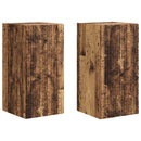 TV vægskab 2 pcs Gammelt træ 30 x 31 x 60 cm Konstrueret træ