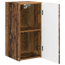 TV vægskab 2 pcs Gammelt træ 30 x 31 x 60 cm Konstrueret træ