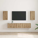 TV vægskab 2 pcs Artisan eg 30 x 31 x 60 cm Konstrueret træ