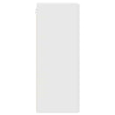 TV vægskab Vægmonteret Hvid 30 x 31 x 80 cm Konstrueret træ