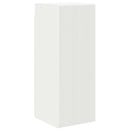 TV vægskab 2 pcs Hvid 30 x 31 x 80 cm Konstrueret træ