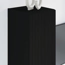 TV vægskab 2 pcs Sort 30 x 31 x 80 cm Konstrueret træ
