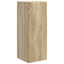 TV vægskab 2 pcs Sonoma 30 x 31 x 80 cm Konstrueret træ