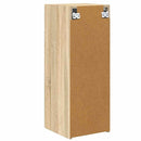 TV vægskab 2 pcs Sonoma 30 x 31 x 80 cm Konstrueret træ