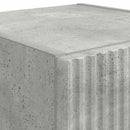 TV vægskab Vægmonteret Beton 30 x 31 x 80 cm Konstrueret træ