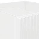 TV vægskab 2 pcs Gloss Hvid 30 x 31 x 80 cm Konstrueret træ