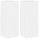 TV vægskab 2 pcs Gloss Hvid 30 x 31 x 80 cm Konstrueret træ