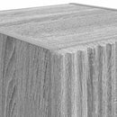 TV vægskab 2 pcs Grå Sonoma 30 x 31 x 80 cm Konstrueret træ
