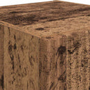 TV vægskab 2 pcs Gammelt træ 30 x 31 x 80 cm Konstrueret træ