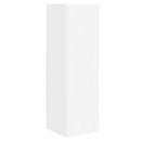 TV vægskab 2 pcs Hvid 30 x 31 x 100 cm Konstrueret træ