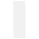 TV vægskab 2 pcs Hvid 30 x 31 x 100 cm Konstrueret træ