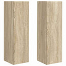 TV vægskab 2 pcs Sonoma 30 x 31 x 100 cm Konstrueret træ