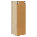 TV vægskab 2 pcs Sonoma 30 x 31 x 100 cm Konstrueret træ
