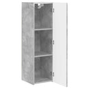 TV vægskab Vægmonteret Beton 30 x 31 x 100 cm Konstrueret træ