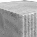 TV vægskab 2 pcs Beton 30 x 31 x 100 cm Konstrueret træ