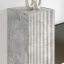 TV vægskab 2 pcs Beton 30 x 31 x 100 cm Konstrueret træ
