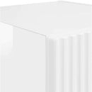 TV vægskab Gloss Hvid 30 x 31 x 100 cm Konstrueret træ