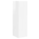 TV vægskab Gloss Hvid 30 x 31 x 100 cm Konstrueret træ