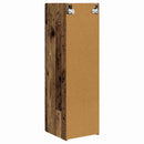 TV vægskab 2 pcs Gammelt træ 30 x 31 x 100 cm Konstrueret træ