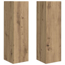 TV vægskab 2 pcs Artisan eg 30 x 31 x 100 cm Konstrueret træ