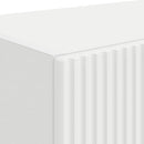 TV vægskab Vægmonteret Hvid 59,5 x 31 x 40 cm Konstrueret træ