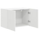 TV vægskab 59,5 x 31 x 40 cm Hvid Konstrueret træ
