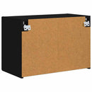 TV vægskab Vægmonteret Sort 59,5 x 31 x 40 cm Konstrueret træ