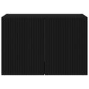 TV vægskab Vægmonteret Sort 59,5 x 31 x 40 cm Konstrueret træ