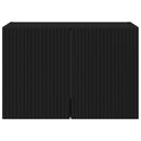 TV vægskab 59,5 x 31 x 40 cm Sort Konstrueret træ
