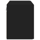 TV vægskab 59,5 x 31 x 40 cm Sort Konstrueret træ