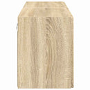 TV vægskab 2 pcs Sonoma eg 59,5 x 31 x 40 cm Konstrueret træ