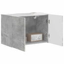 TV vægskab 59,5 x 31 x 40 cm Beton Grå Konstrueret træ