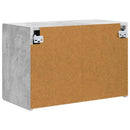 TV vægskab 59,5 x 31 x 40 cm Beton Grå Konstrueret træ