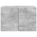 TV vægskab 59,5 x 31 x 40 cm Beton Grå Konstrueret træ