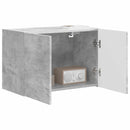 TV vægskab 59,5 x 31 x 40 cm Beton Grå Konstrueret træ