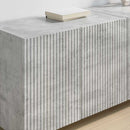 TV vægskab 2 pcs Beton Grå 59,5 x 31 x 40 cm Konstrueret træ