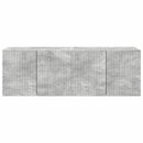 TV vægskab 2 pcs Beton Grå 59,5 x 31 x 40 cm Konstrueret træ