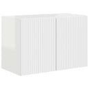 TV vægskab Høj gloss hvid 59,5 x 31 x 40 cm Konstrueret træ