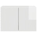 TV vægskab Høj gloss hvid 59,5 x 31 x 40 cm Konstrueret træ