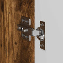 TV vægskab 59,5 x 31 x 40 cm Røget eg Konstrueret træ