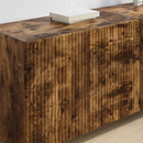 TV vægskab 59,5 x 31 x 40 cm Røget eg Konstrueret træ