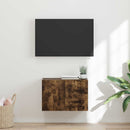 TV vægskab 59,5 x 31 x 40 cm Røget eg Konstrueret træ