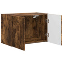 TV vægskab 59,5 x 31 x 40 cm Røget eg Konstrueret træ