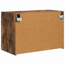 TV vægskab Røget eg 59,5 x 31 x 40 cm Konstrueret træ