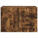 TV vægskab 59,5 x 31 x 40 cm Røget eg Konstrueret træ